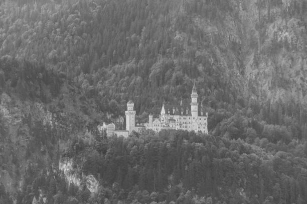 Neuschwanstein Castle in Fussen, Bavaria, Germany.