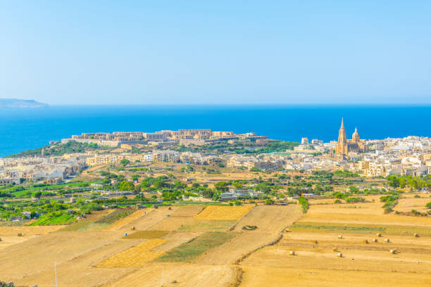 istock Aerial view of Mgarr on Gozo, Malta 1068575764