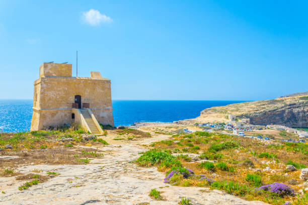 istock Dwejra tower on Gozo, Malta 1068581688
