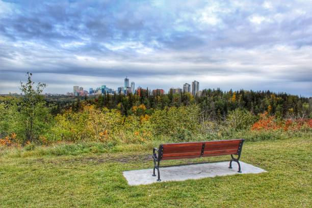 istock City Of Edmonton Bench View 1068614922