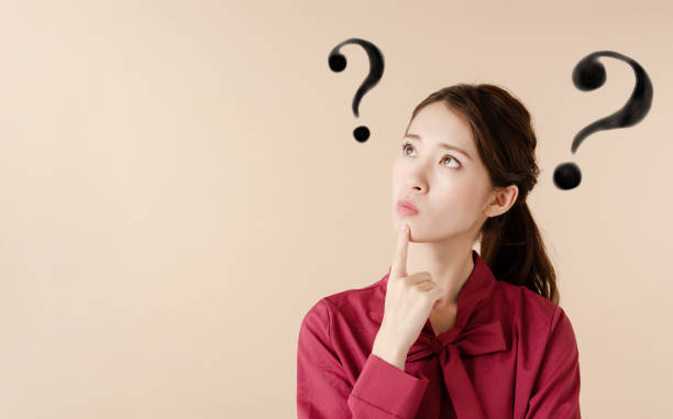 Thinking asian woman. Thinking asian woman. all people stock pictures, royalty-free photos & images