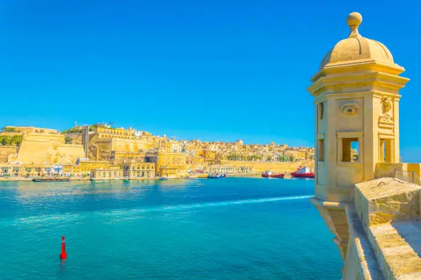Photo of View of Upper Barrakka gardens in Valletta, Malta