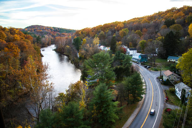 istock A car driven to the autumn's highway 1068622508