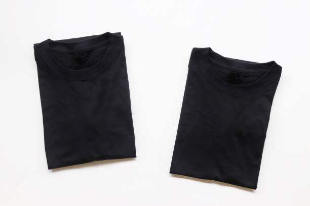 istock black , gray , white t-shirts with wood box and cactus. rustic background 1068631822