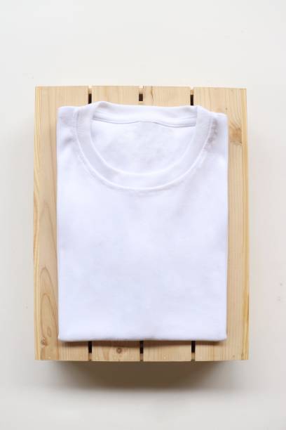 istock black , gray , white t-shirts with wood box and cactus. rustic background 1068631838