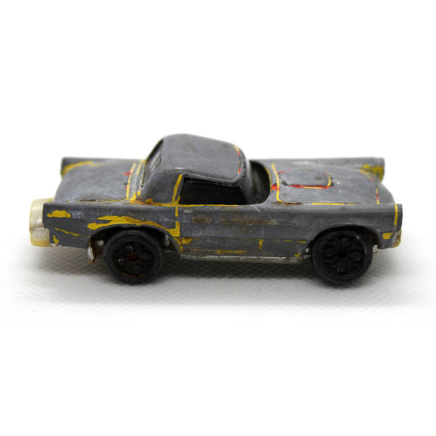 istock Collectible Miniature S8501 Charcoal Car - Facing right 1068637106