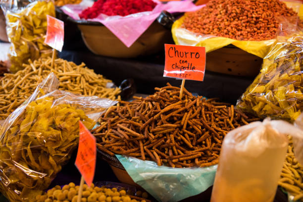 Snacks at a Mexican Market