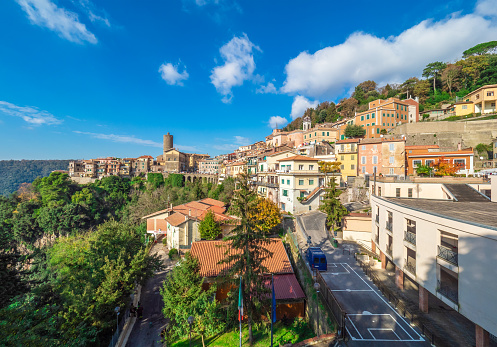 looking over Malcesine at Lake Garda