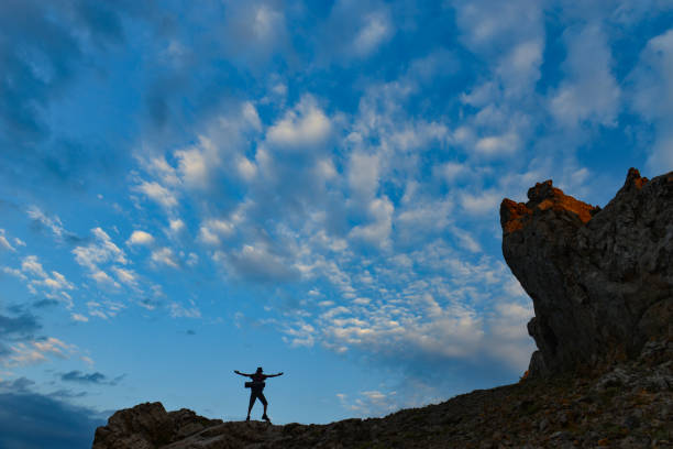 istock get pleasure from the mountains 1068648606