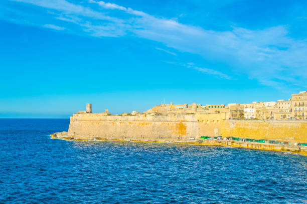 istock Coastline of Valletta dominated by Fort St.Elmo 1068660012