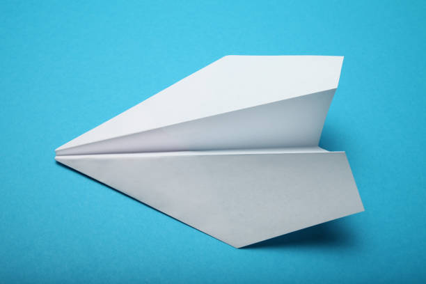 istock Paper plane, origami concept. Telegram 1068665676