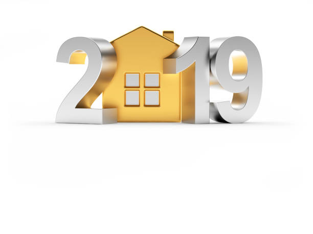 istock Silver 2019 and golden house 1068668858