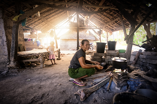 Poor Situation Third World Developing Countries People Live In Poor Condition Stock ...