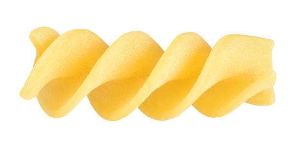 Pasta fusilli extreme closed up