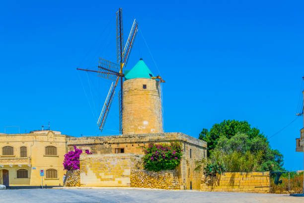 istock Ta Kola Windmill at Xaghra, Gozo, Malta 1068711254
