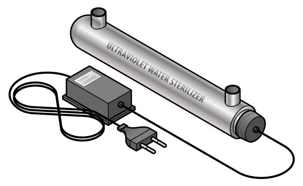 ilustraciones, imágenes clip art, dibujos animados e iconos de stock de esterilizador de agua uv - sterilizer