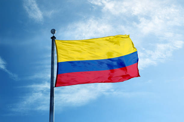 istock Columbia flag on the mast 1068718676