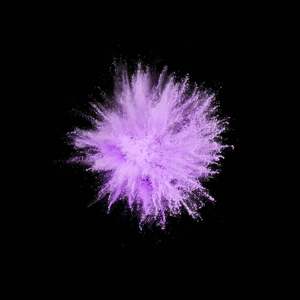 istock Colored powder explosion. Abstract closeup dust on backdrop. Colorful explode. Paint holi 1068718778