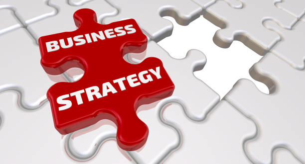 istock Business strategy. The inscription on the missing element of the puzzle 1068719552