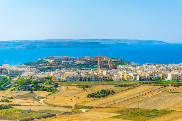 istock Aerial view of Mgarr on Gozo, Malta 1068724118