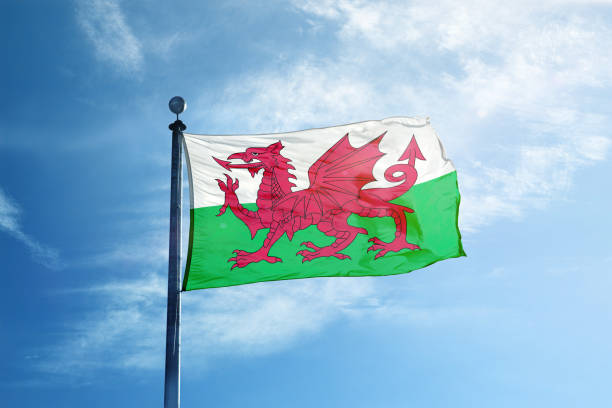 istock Wales flag on the mast 1068724920