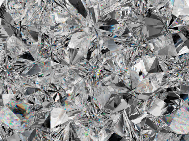 istock diamond structure extreme closeup and kaleidoscope. top view of round gemstone 3d render, 3d illustration 1068737598