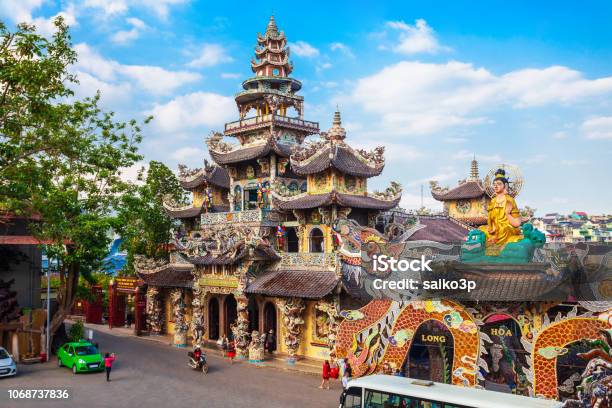 Linh Phuoc Pagoda In Dalat Stock Photo - Download Image Now - Dalat, Vietnam, Pagoda