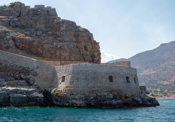 istock Spinalonga Island, Crete with Plaka village in background 1068745674