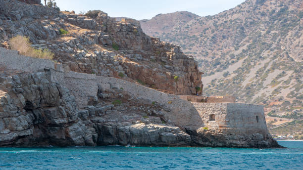 istock Spinalonga Island, Crete with Plaka village in background 1068745706