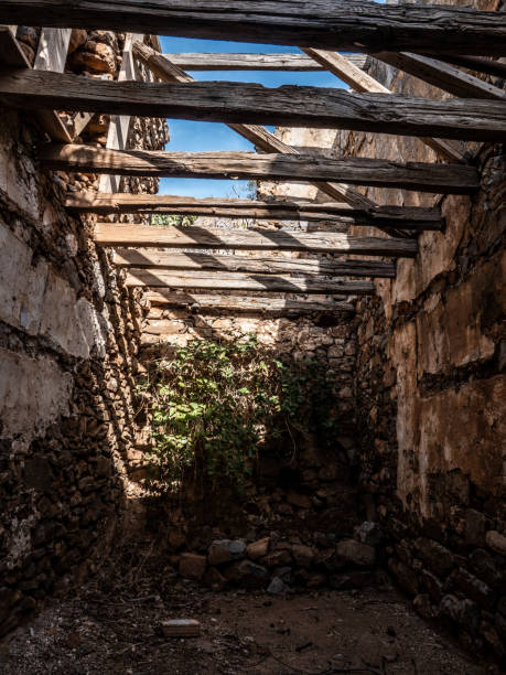 istock Abandoned buildings on Spinalonga Island, Crete 1068745772