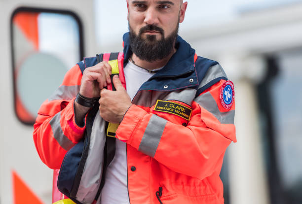 istock Portrait Of A Paramedic 1068748670