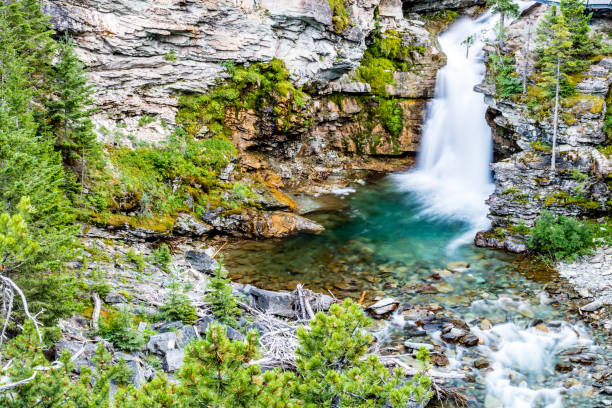 istock Blakston falls in Waterton Lakes National Park, Alberta, Canada 1068761498