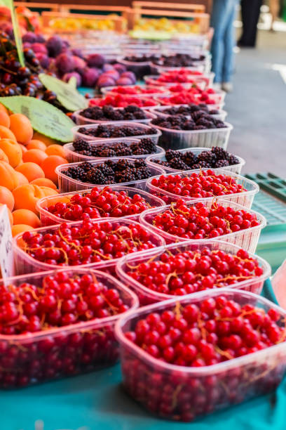 istock Berry fruits on the market 1068763616