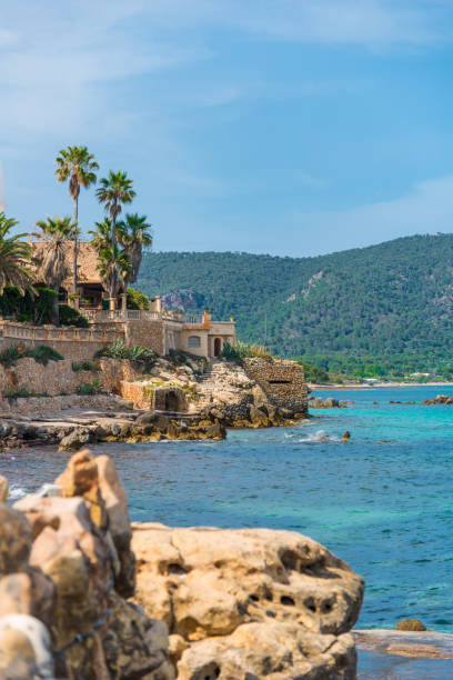istock Coastal landscape in Mallorca with cliffs and blue water 1068764288