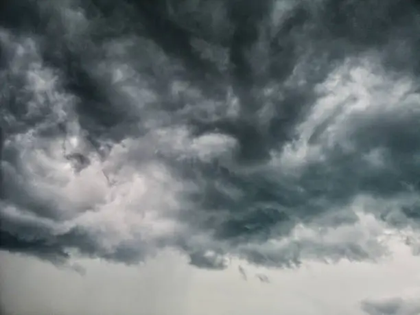 Photo of Dramatic moody sky during tropical monsoon storm