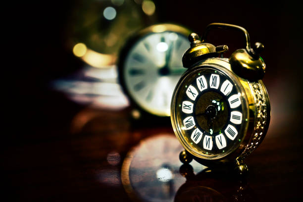 istock Retro Abstract Industrial Vintage Technology Clock 1068769610