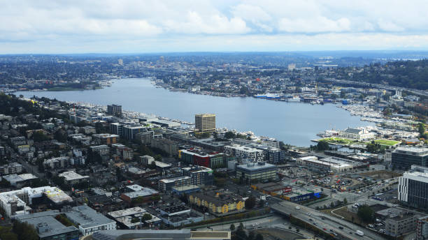 istock Aerial scene of Seattle, Washington area 1068771716
