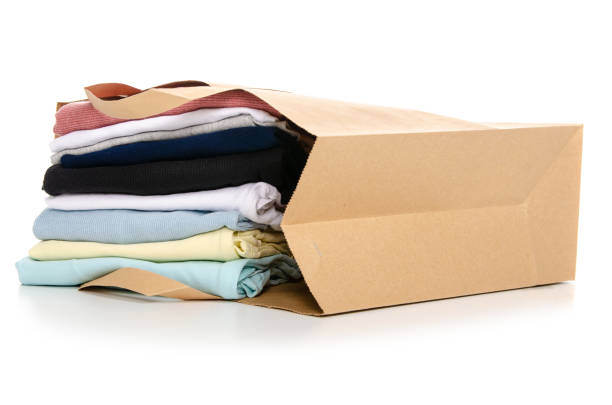 istock Package bag cloth shirt shopping 1068776480