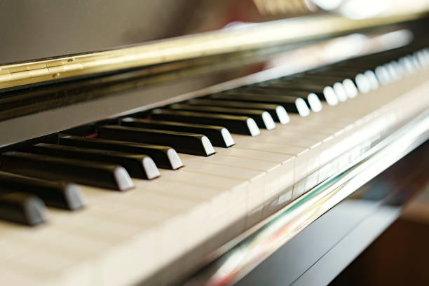 plan Piano keys grand piano stock pictures, royalty-free photos & images