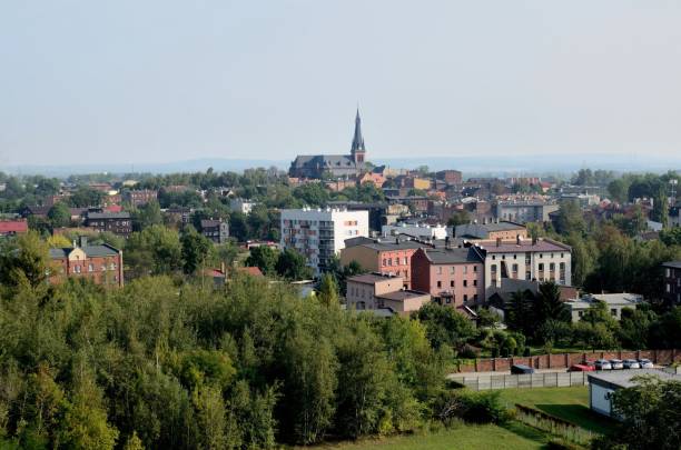 cityscape de chorzow en pologne - chorzow photos et images de collection