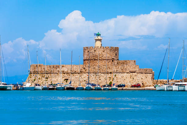 istock Saint Nicholas Fort, Rhodes island 1068785890