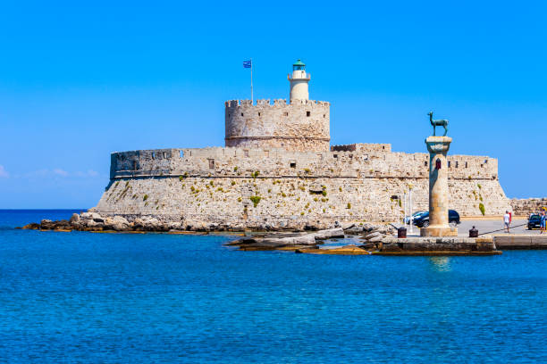 istock Saint Nicholas Fort, Rhodes island 1068786002