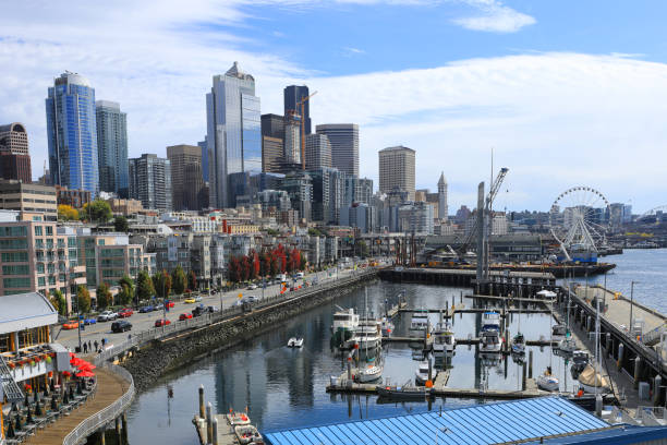 istock Scene near Seattle, Washington shoreline 1068786692