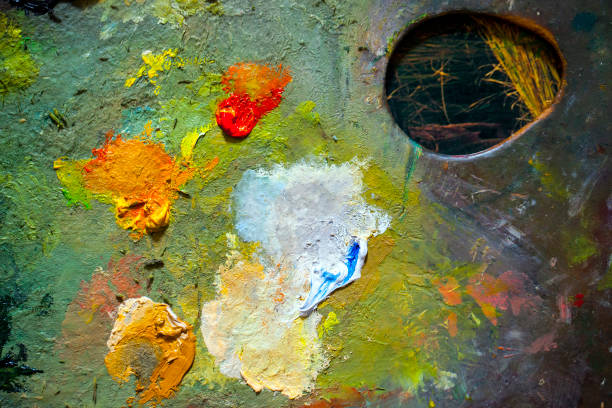 istock Paint Brush Art Color Palette 1068788106
