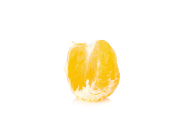 istock set Mandarin orange slice isolated on white background 1068789124