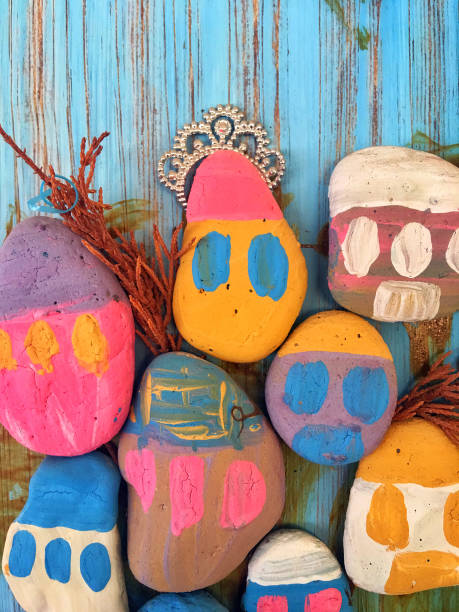 istock Colorful Painted Sweet Stone Rocks 1068795130