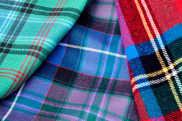 istock Close up of Scottish tartans 1068798534