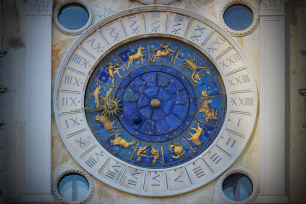 istock Zodiac clock at San Marco square in Venice 1068807116