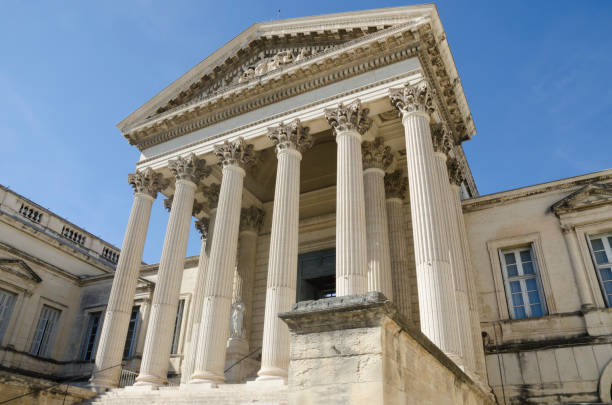 courthouse of Montpellier in France stock photo