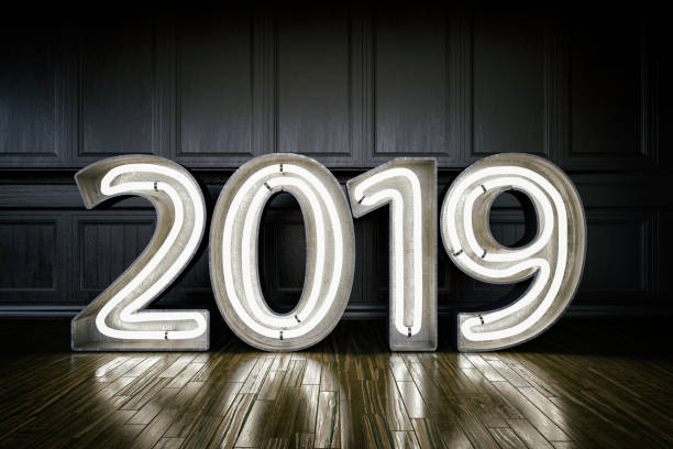 istock 2019 with Neon Sign 1068815386